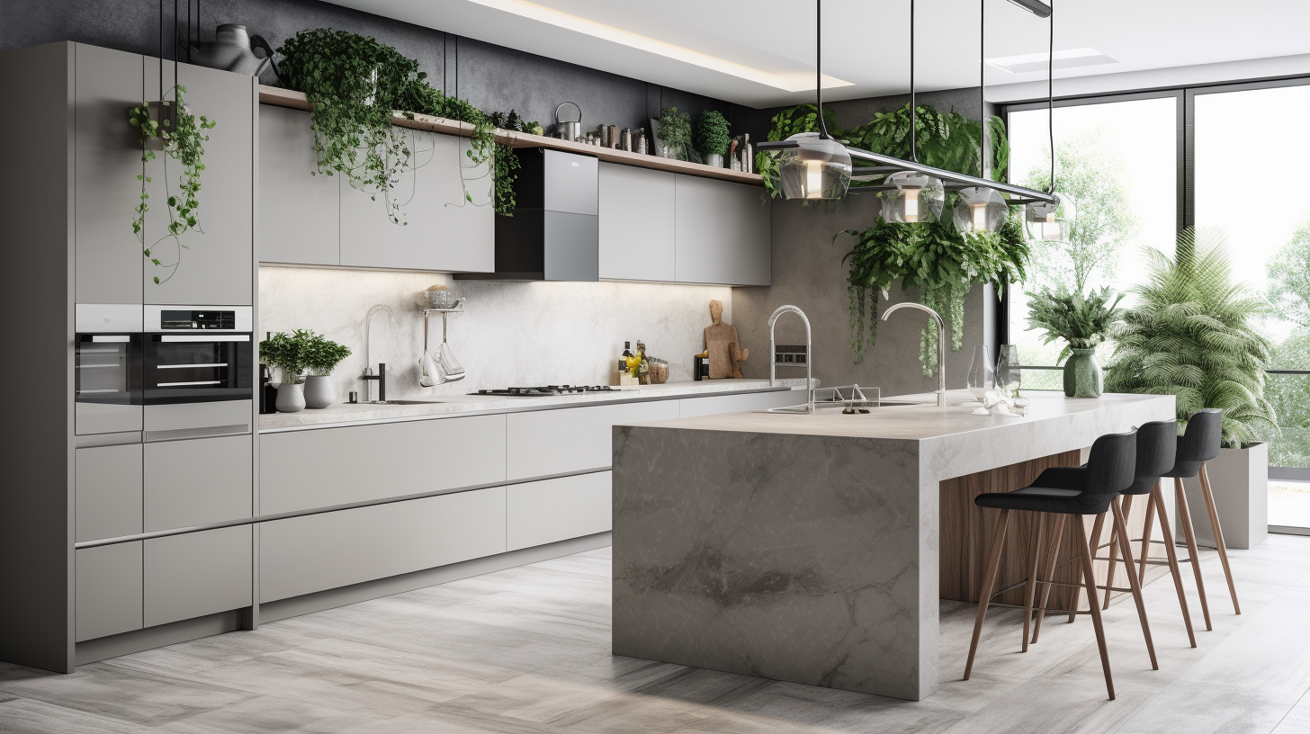 Light grey kitchen